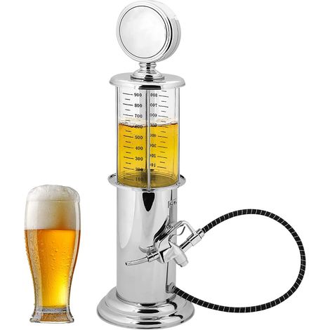 Gas Pump Whiskey Decanter - 1000cc Single Gun Beer Dispenser Container for Wine, Alcohol, and Spirits - Suitable for Vodka, Rum, Wine, Tequila, or Other Spirits (1/5)