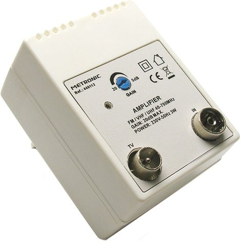 Amplificateur pour les antennes TV à gain élevé 440112