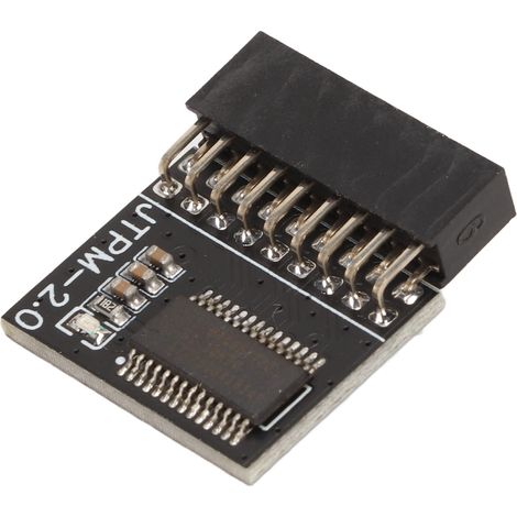 Module de sécurité TPM 2.0 à 18 broches pour Windows avec processeur de chiffrement dédié. (1/5)