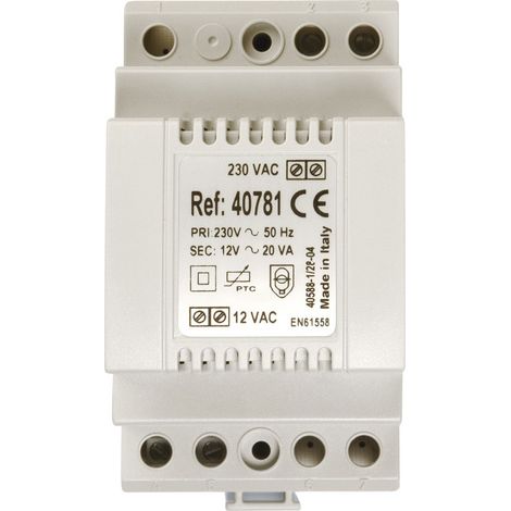 Trasformatore 12V 1,5A 40781