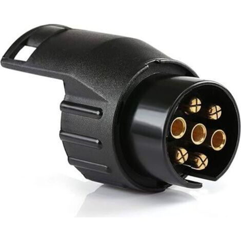 Trailer Plug Adapter, Universal Accessories, Waterproof 7-Pin to 13-Pin Towing Adapter Compatible with Car and Truck (1/5)