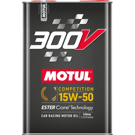Aceite Motul 15W50 5L 300V Competición/Tecnología de núcleo éster