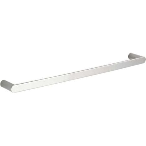 Single Towel Rail for Bathroom – Polished Chrome, SUS Stainless Steel, Oval Style, 60 cm (1/4)