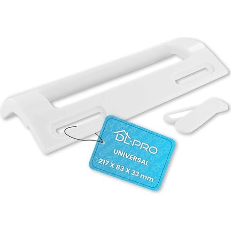 Poignée universelle de réfrigérateur Poignée de porte Espacement de fixation 10,5-16 cm Réfrigérateur congélateur combiné réfrigérateur-congélateur Longueur x cm (1/5)