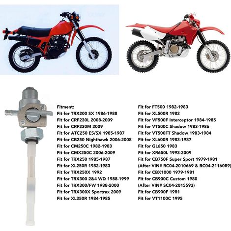 Honda Kraftstofftankventil – Schalter und Absperrventil für TRX200, CRF230L, ATC250, CB250, CM250C