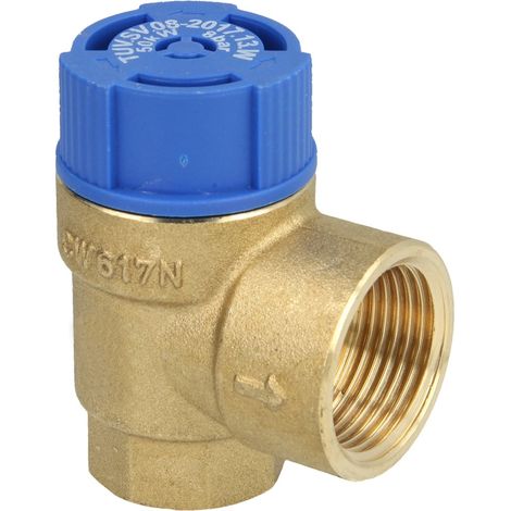Vanne de sécurité pour eau potable 3/4'' 4 bar