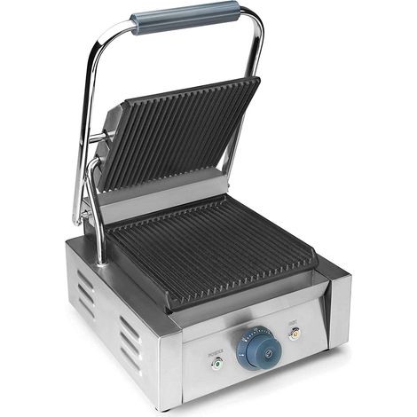 Lacor - Grill abatible PRO con doble zona de cocción