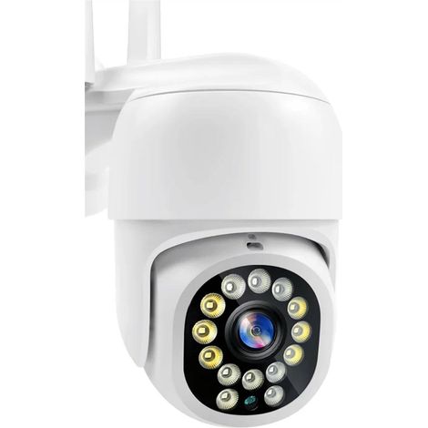 Caméra de sécurité à Domicile Caméra de Protection de sécurité IP CCTV 5MP 1080P PTZ Suivi Automatique extérieur 4X Zoom numérique Mini caméra de Surveillance Version Nocturne(5MP Camera) (1/5)