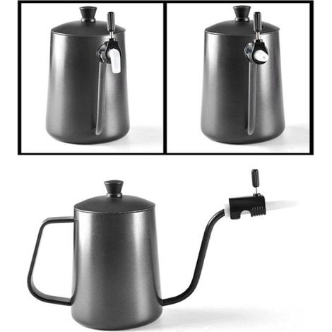 Régulateur De Débit - Bec Verseur Pour Cafetière À Infusion Manuelle - Silicone Résistant À La Chaleur - Pour Préparation Contrôlée Du Café - 1 Pièce (1/5)