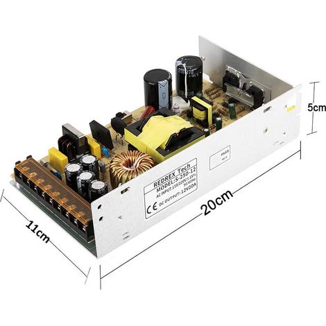 Transformateur d'alimentation à découpage universel 12 V CC 20 A pour ruban LED (1/5)