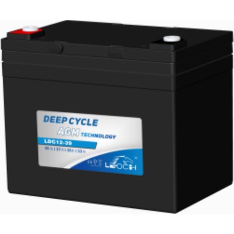LEOCH LDC12-39 12V 39AH BATTERIA AGM - GEL
