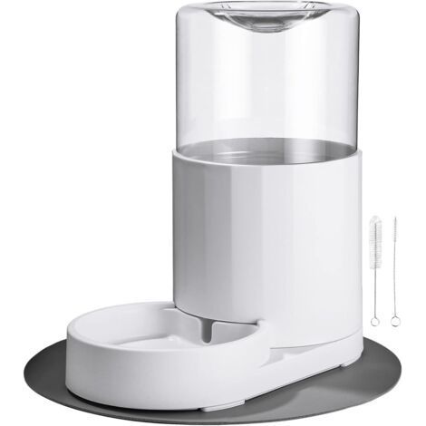 2.5L Dispenser for Cat Dog Water Fountain Automatic Bowl Cat Fountains Drink Feeding and Drinking Bowls Large Capacity Gravity Water Dispenser with Placemat (1/4)