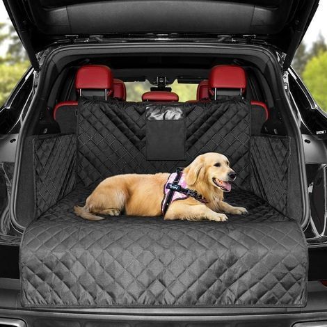 Coffre Protection Housse de Coffre Couverture de Voiture pour Chien Imperméable et Antidérapant pour Universelle SUV 185105 cm (1/4)
