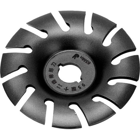 Disque de polissage noir pour cisaille à bois type 95 et meuleuse d'angle (1/5)
