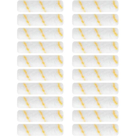 Lot de 20 mini rouleaux à peinture, 10 cm, pour décoration murale architecturale et projets de peinture (1/5)