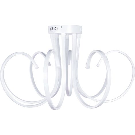 Lampadario led moderno in termoplastica ed acrilico luce naturale 4000k (1/3)