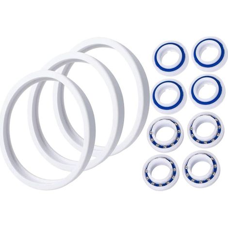 C10 Pneu Adaptable Compatible avec Polaris 180 280 360 380 Robot Nettoyeur de Piscine avec Roulements à Billes C60 Adaptables (1/5)