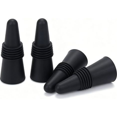 Bouchon de vin hermétique Genérico, réutilisable, fermeture texturée et ferme, protection optimale, accessoire de bar 6,1 x 2,3 x 2,3 cm, solution pratique pour les voyages. (1/5)