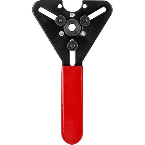 Dissolvant d'embrayage de compresseur d'air de voiture, installateur de clé à double usage, Kit d'outils, réparation de climatiseur automobile 8 pièces (1/4)