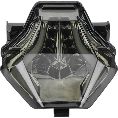 ZDETGU LED-Motorradrücklicht, geringer Stromverbrauch, lange Lebensdauer, superhell, aus ABS-Kunststoff, für MT07 FZ07 YZF R3 YZF R25 (weißes Licht)