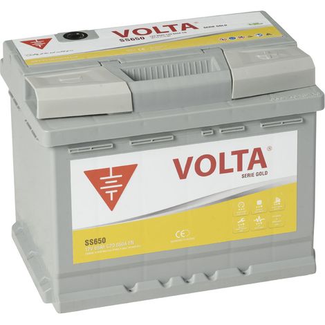 Batería de Coche Start Stop EFB 65Ah 650 A EN Volta SS650D (1/3)