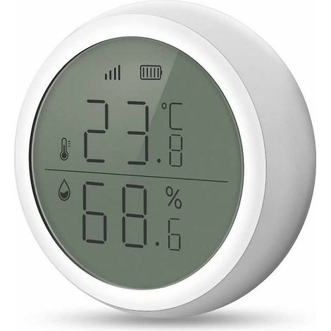 Green Mobility-Thermomètre Hygromètre Numérique  Thermomètre D'ambiance Moniteur de Température et Humidimètre,Hygrometre de Haute Précision avec écran LCD pour Chambre à Coucher,Bureau,entrepôt,Cuisi (1/5)