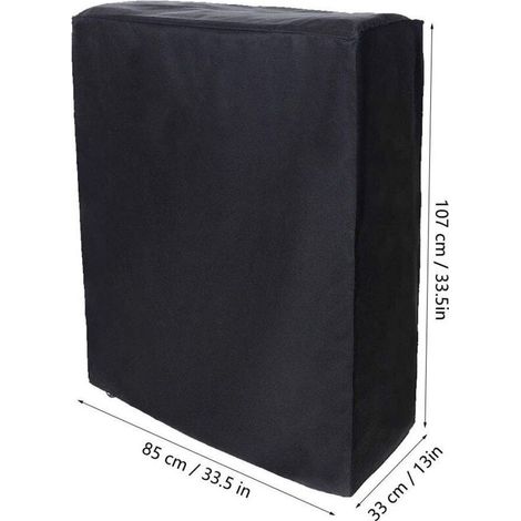 Trywise Housse de Lit, Housse de Protection, Housse de Protection de Lit, Compacte Lgre Noire Intrieure Extrieure pour la Maison, la Chambre Coucher (85 33 107cm) (1/4)