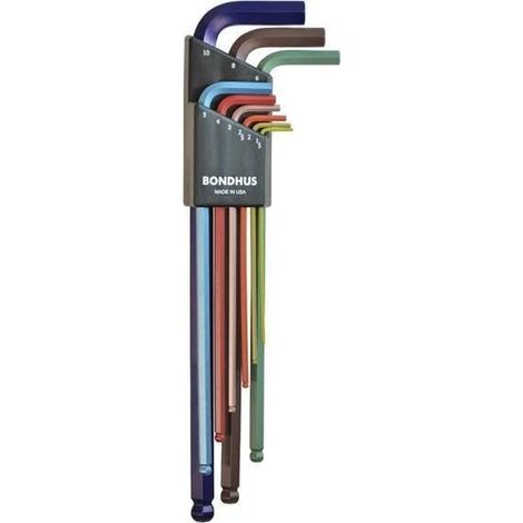 Bondhus Juego de llaves Allen ColorGuard™ acero ProTanium®