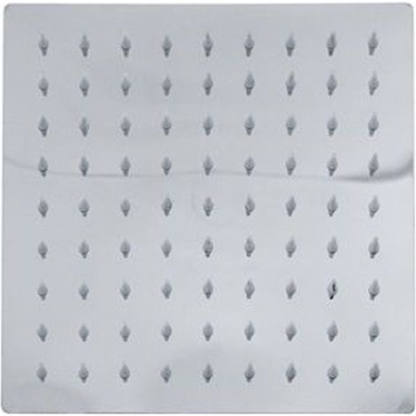 TRADE SHOP - Soffione Doccia Quadrato 20 X 20 Cm Ugelli Fori Bagno Miscelatore 69122 Moderno - (1/2)