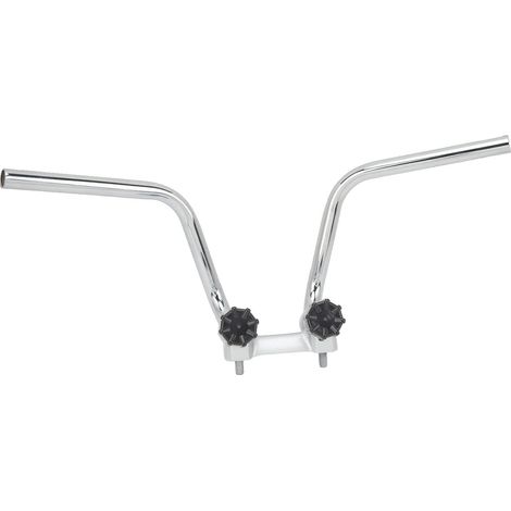 Système de Guidon Répartiteur en Acier Inoxydable Z50A Trail CT70 Trail - Poignée 22 Mm avec Bouton, Poignée (1/5)