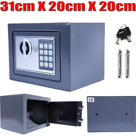 Safe Tresor Feuerfest Möbeltresor Dokumententresor Geldschrank Wandtresor 8.5L
