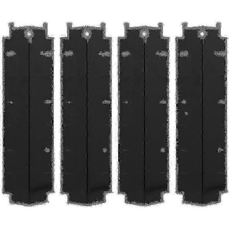 Ensemble de 4 protections thermiques en acier inoxydable pour barbecue, compatibles avec les outils de barbecue - pièces de rechange -- [HhhhS] (1/5)