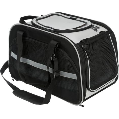 Casa y bolso trasportín para mascotas Valery negro y gris TRIXIE (1/5)