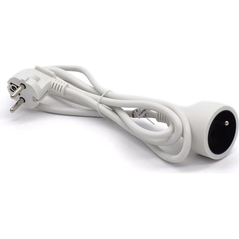 Cable alargador DPM PS01 1-GN 1,5 m blanco