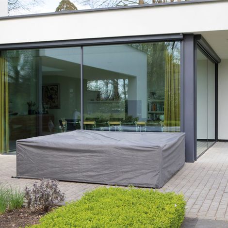 Gardissimo Schutzhülle (344387) für Gartenlounge-Möbel Gruppen Set, grau, 300 x 300 x 75 cm ( L x B x H )
