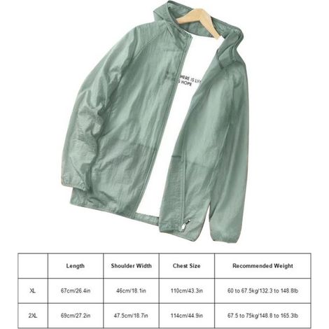 Veste de protection solaire - - 2XL - Légère - Protection UV (1/5)