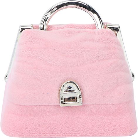 Boîte à Bijoux Rétro Rose - Léger et Durable pour Sac à Main - Décoration Personnalisée (1/5)
