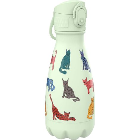 Gourde Inox Isotherme Réutilisable, 280ml, Chats (1/5)