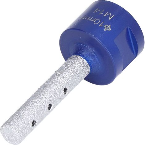 Fraise diamantée M14 pour carrelage céramique, brasage sous vide, 10mm
