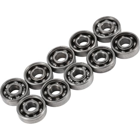 Packung mit 10 Mini-Kugellagern aus Stahl 608 für Fingerfräsen (8 x 22 x 7 mm). (1/5)