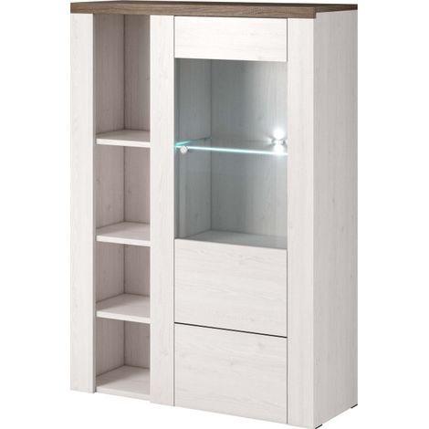 Buffet VOLTIA avec 1 porte vitrée - 100cm
