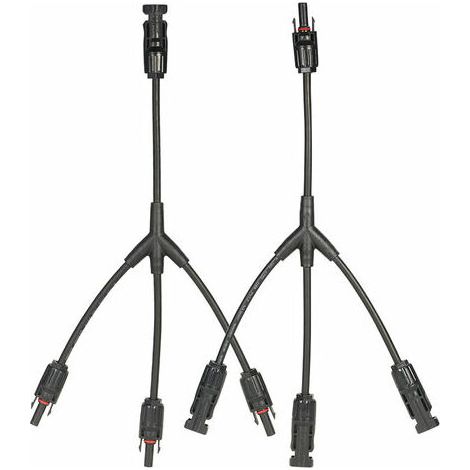 daptateur De Connecteur De Cable De Panneau Solaire Mc4 Branche Y, 1 Paire M/FFF Et F/MMM - 1 Paire M/FFF Et F/MMM (1/4)