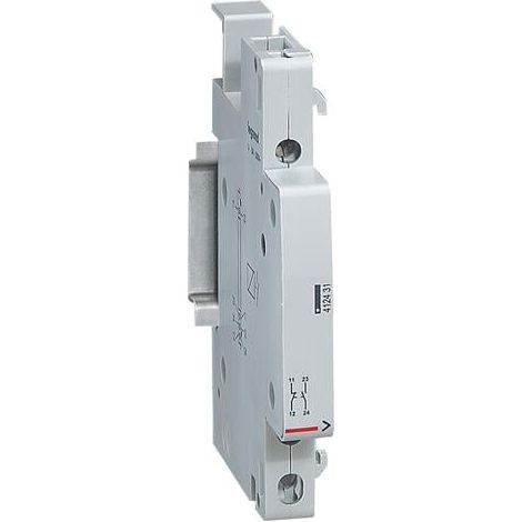 Auxiliaire de signalisation pour contacteur 40A et 63A - 5A 250V - contact O+F - 0,5 module - LEGRAND