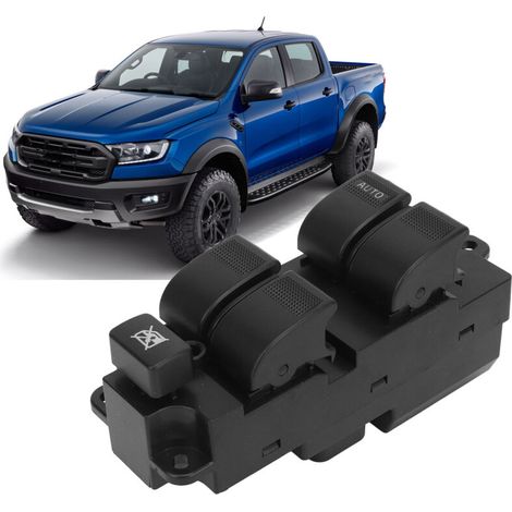 Interrupteur de fenêtre électrique conducteur avant gauche AB39 14540 BB pour Ford Ranger TKE 2012‑2016 (1/5)