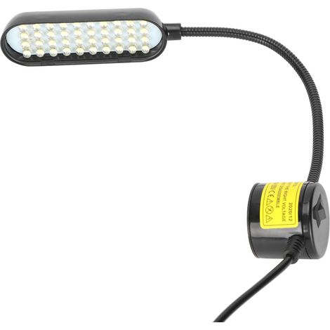 Lampe de machine à coudre à LED 360° orientable, flexible avec base aimantée, outil d’éclairage pour couture, prise UE, 2 pièces (1/5)