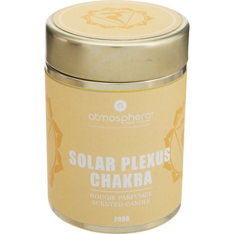 Bougie Parfumée "Chakra" 200g Jaune Plexus Solaire (1/2)