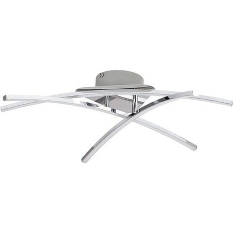 Plafonnier LED 3x7W chromé 58 cm 4000K Alexis 2504