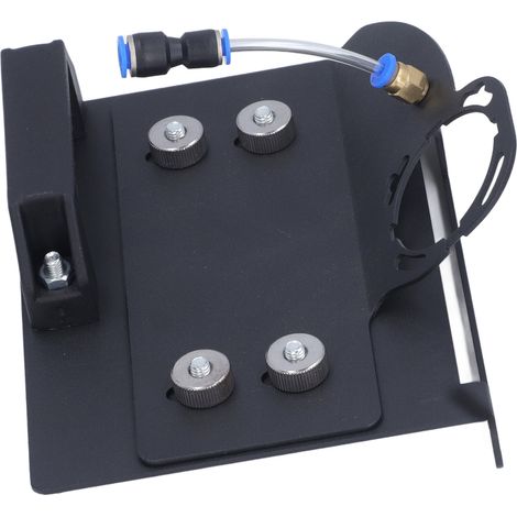 Support meuleuse 100mm fixe pour carrelage, gabarit coupe biseau 45°, régable en acier alliage, socle chanfrein (1/5)