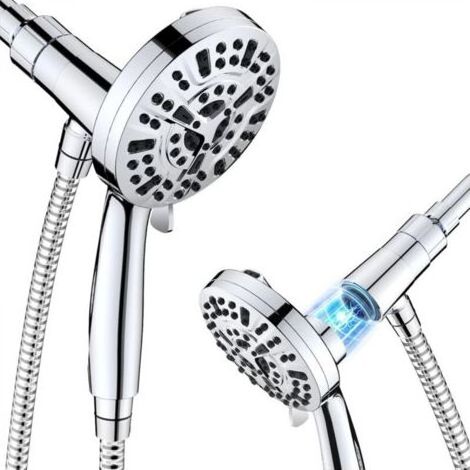Pommeau de douche magnétique haute pression, pommeau de douche à main avec système de couplage magnétique (1/4)