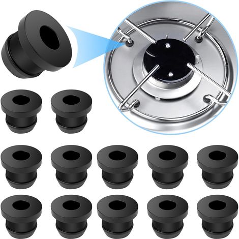 12 Pcs Protective Rubber Passages, Rubber Foot, Rubber Pads, Non-Slip Rubber Passages Protection for Motorhome Stove, Rubber Pad 5mm (1/5)